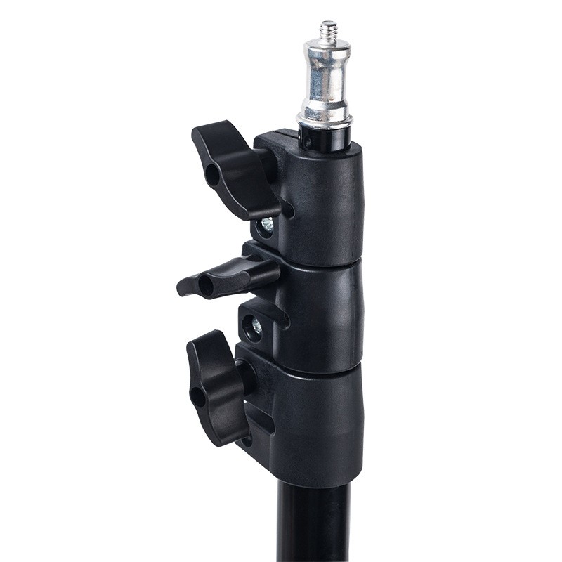 Floor Tripod Supplier - Portable Foldable 2m Reflex Tripod with Phone Holder Live Light Stand