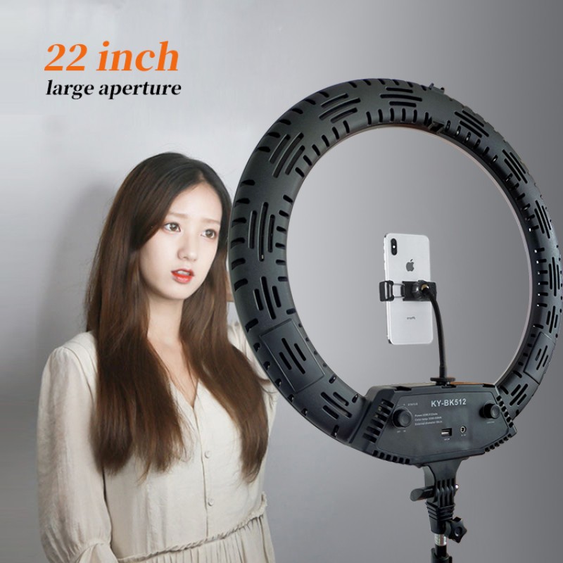 Ring Light Kit Manufacturer - 22 Inch Rechargeable Ring Light with 2m Tripod Video Vlogging Kit