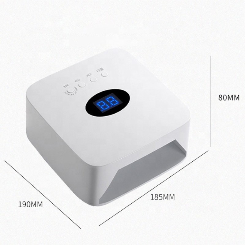 Wireless Nail Lamp Manufacturer - Battery Portable Double USB Rechargeable UV LED Nail Lamp