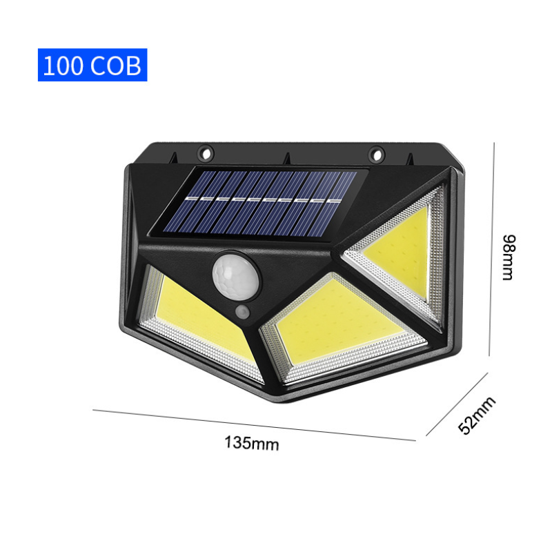 LED Sensor Light Supplier - Super Bright COB 76 LED Motion Light Outdoor Sensor Lamp CE RoHS