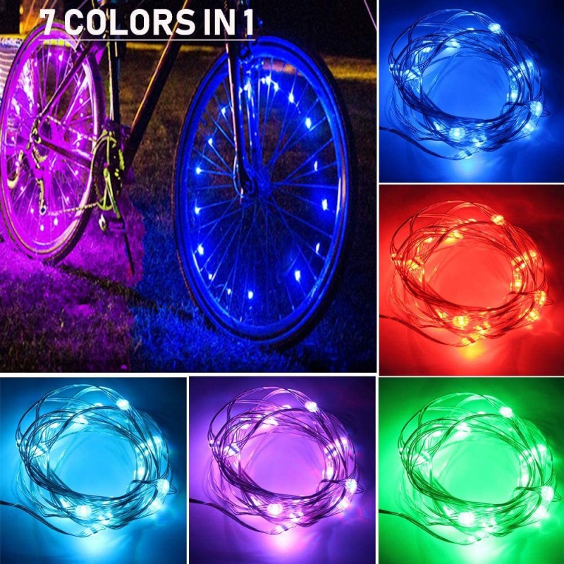 Bike Wheel Light Factory - LED Bicycle Wheel Lights USB Rechargeable Waterproof Spoke Lamp