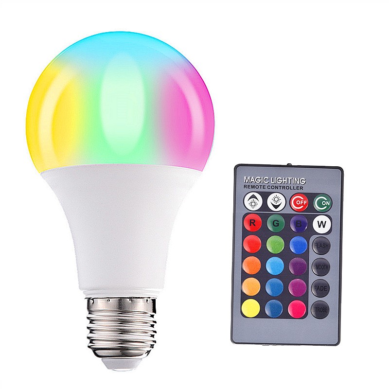Smart Bulb Factory - Remote Control Color Changing E27 E26 Bulb for Bar Party Events