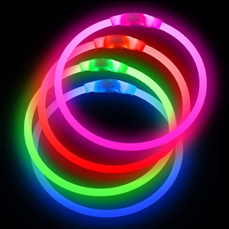 LED Dog Collar Supplier - Light up Dog Collar Rechargeable Safety Necklace for Night Walking