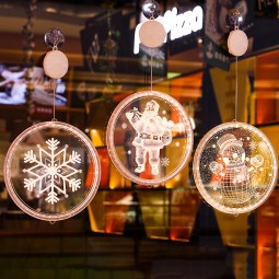 Window Lights Supplier - Christmas Window Lights Battery Operated 3D Lamp Indoor Outdoor Hanging