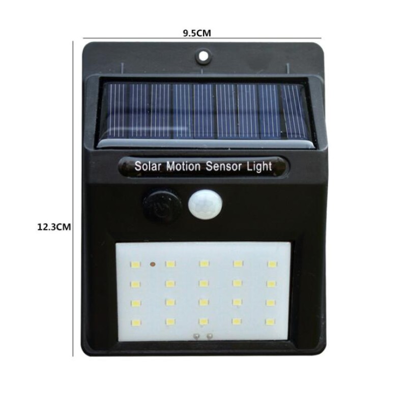 Solar Motion Light Manufacturer - 20 LED Solar Body-sensor Lamp for Yard Applications CE RoHS