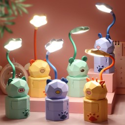 Kids Desk Lamp Supplier - LED Children Desk Lamp USB Cartoon Eye Protection Study Reading Light
