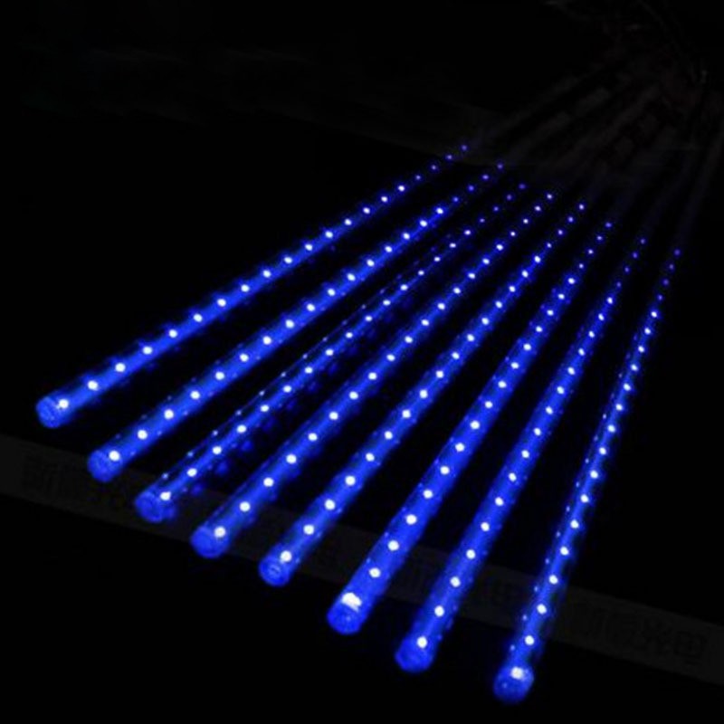 LED Tube Light Manufacturer - 50cm Meteor Shower Light with 8 Tubes Water Drop Highlight Strings