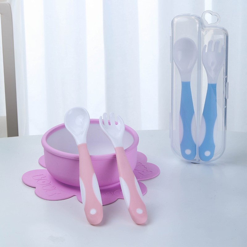 Baby Training Spoon Factory - Soft Silicon Elbow Design
