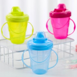 Children Drinking Cup Supplier - Anti Drip Water Learning Handle