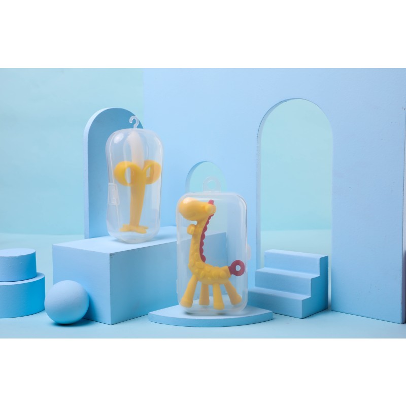 Baby Teether Supplier - Banana Shaped Chewable Gift