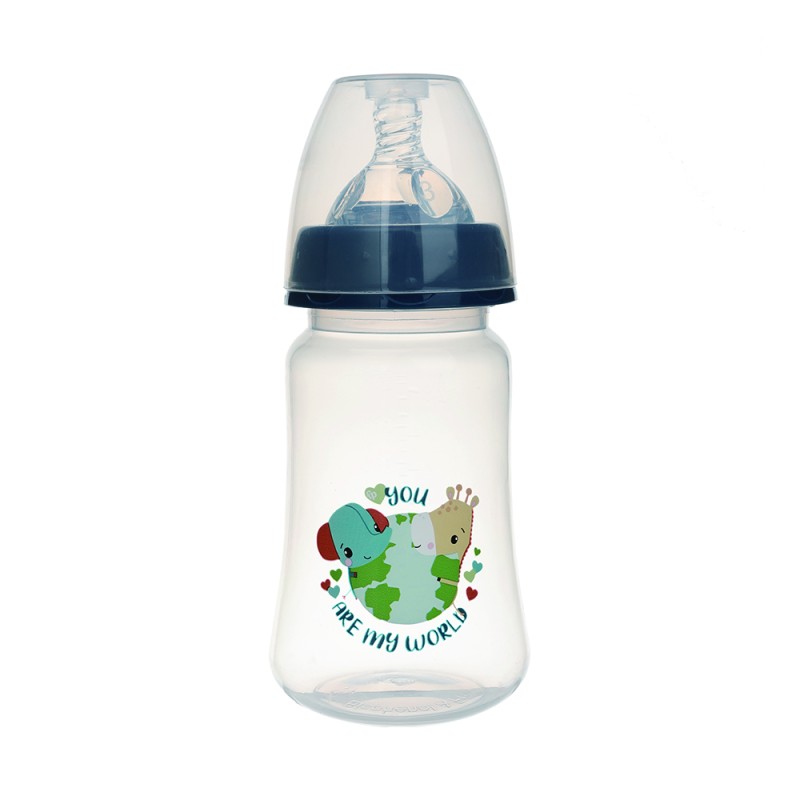 Baby Feeding Bottle Supplier - 250ml Food Grade Wide Neck