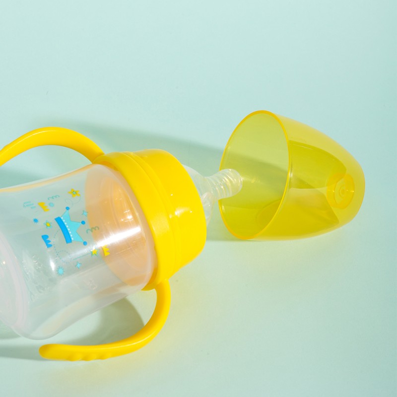 Baby Milk Bottle Supplier - Mini 150ml Food Grade Handle