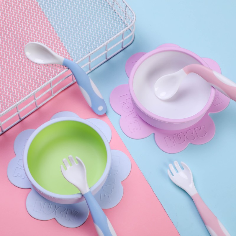Baby Suction Bowl Supplier - Flower Shaped Silicone