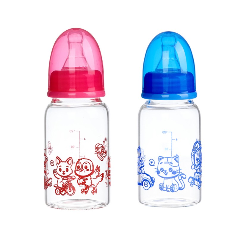 Baby Milk Bottle Supplier - 120ml BPA Free Silicon PP