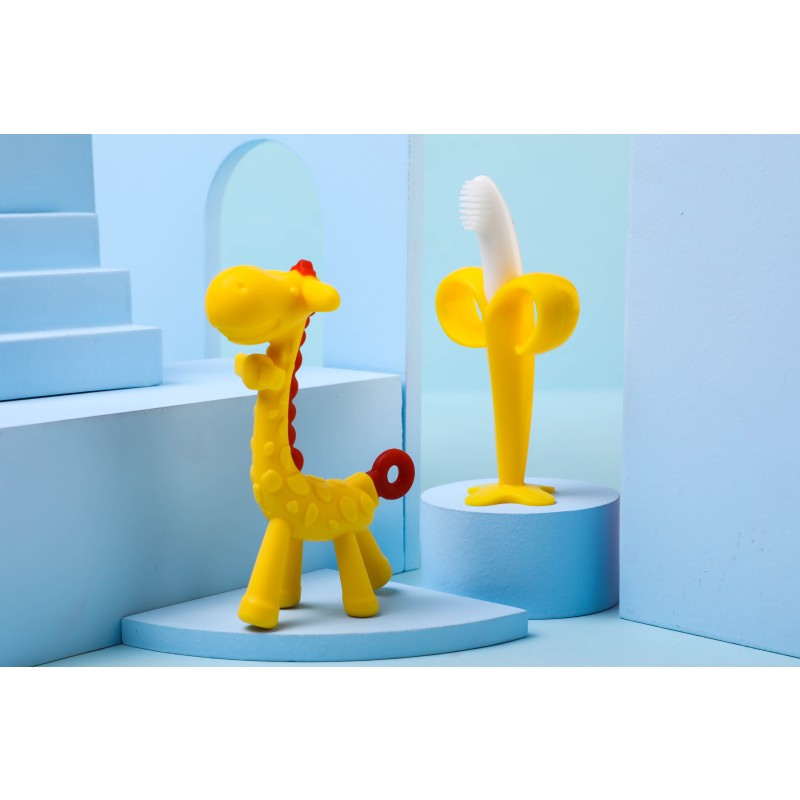 Baby Teether Supplier - Banana Shaped Chewable Gift