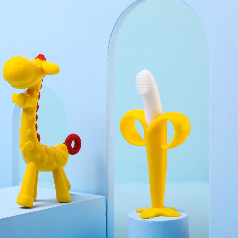 Baby Teether Supplier - Banana Shaped Chewable Gift