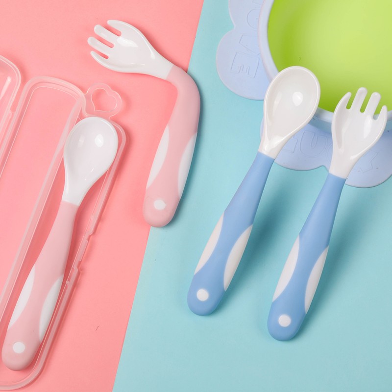 Baby Training Spoon Factory - Soft Silicon Elbow Design