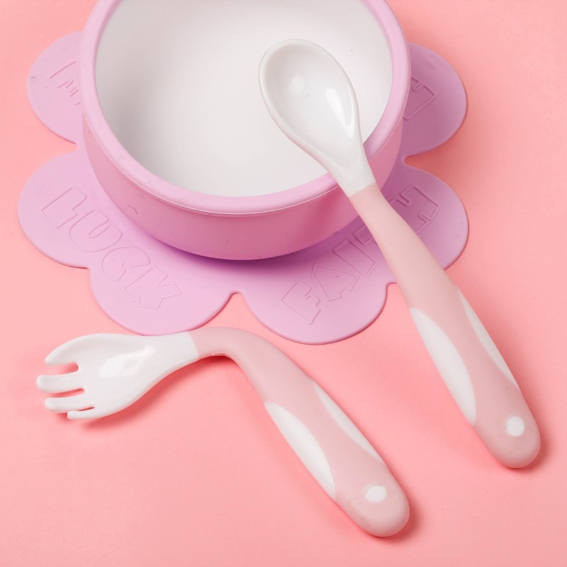 Baby Training Spoon Factory - Soft Silicon Elbow Design