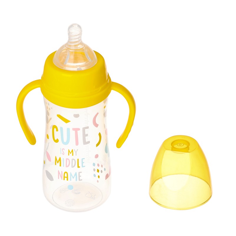 Baby Milk Bottle Factory - 330ml Wide Neck Cartoon Handle