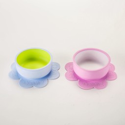 Baby Suction Bowl Supplier - Flower Shaped Silicone