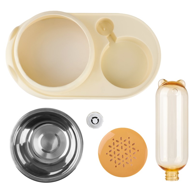 Pet Feeder Set Supplier - Automatic Elevated Tilted