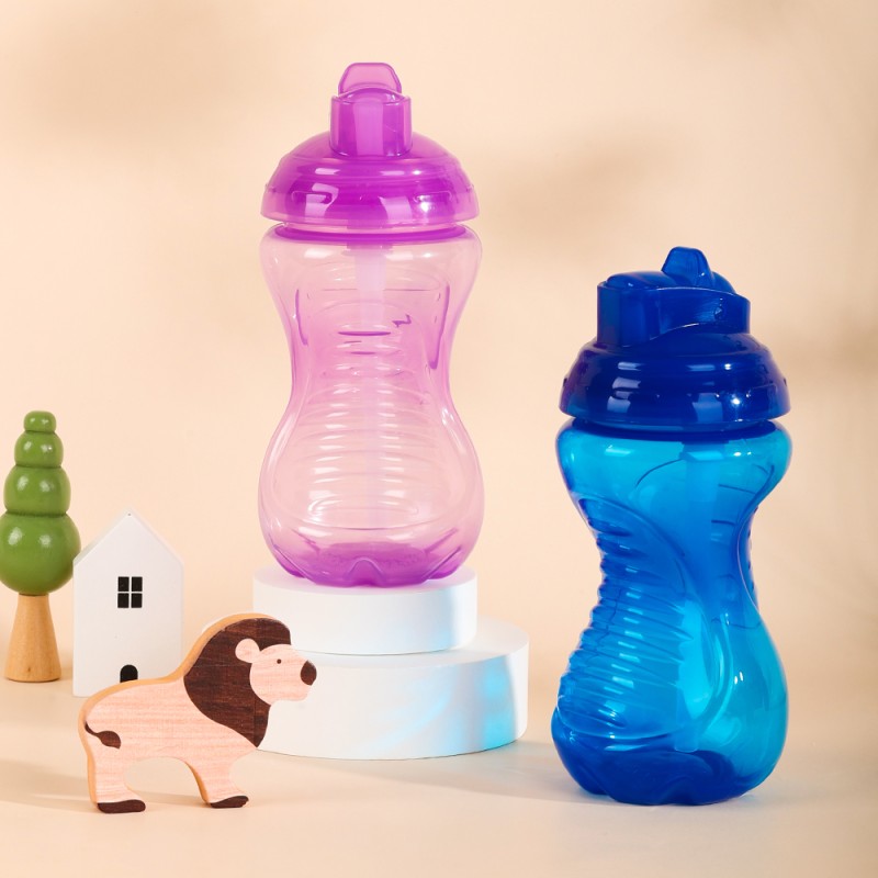 Baby Sippy Cup Supplier - Cartoon Pattern Straw