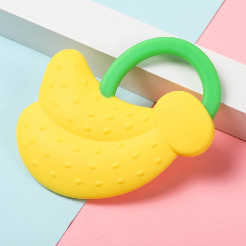 Baby Molar Teether Factory - Soft Silicone Fruit Style