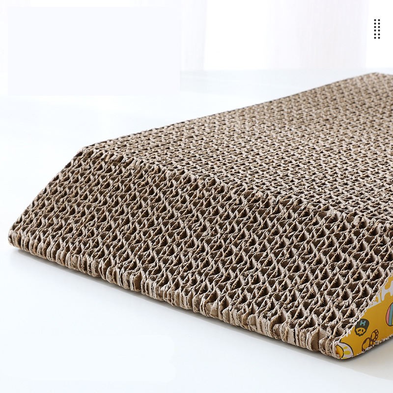 Trapezoidal Scratcher Factory - Wholesale Interactive Trapezoidal Scratching Board Corrugated Paper