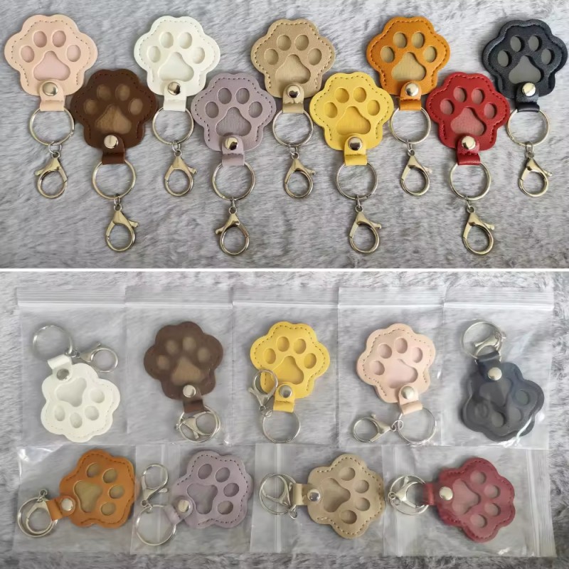 Paw Keychain Supplier - Eco Friendly Remembrance Gift Pets Hair Storage Memorial Keychain