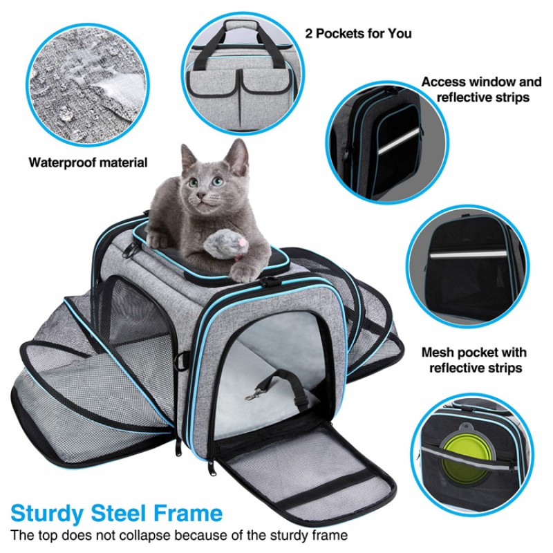 Dog Carrier Bag Manufacturer - Wholesale Custom Breathable Portable Travel Carry Dog Carriers Bag