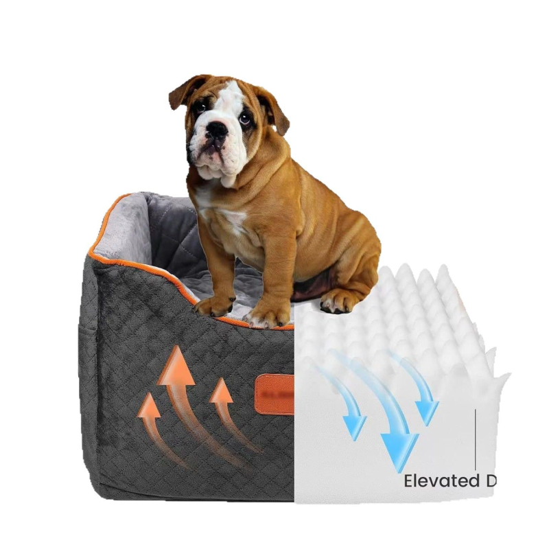Pet Booster Seat Manufacturer - New Portable High Elasticity Memory Foam Pet Booster Seat Washable