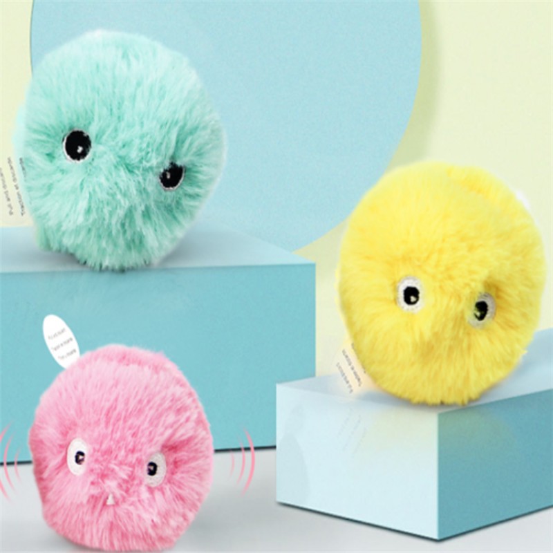 Interactive Ball Toy Manufacturer - Wholesale Funny Interactive EVA Plush Ball Toy 5cm Motorised