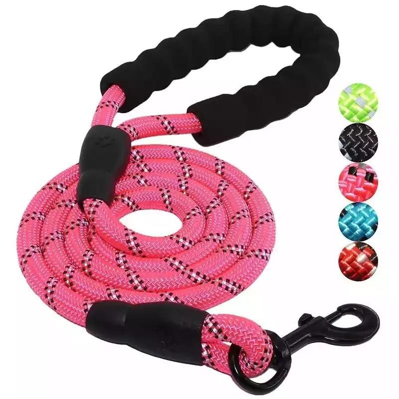 Luxury Dog Leash Supplier - Wholesale Luxury Strong Dog Leashes Nylon Rope Collar Heavy Duty