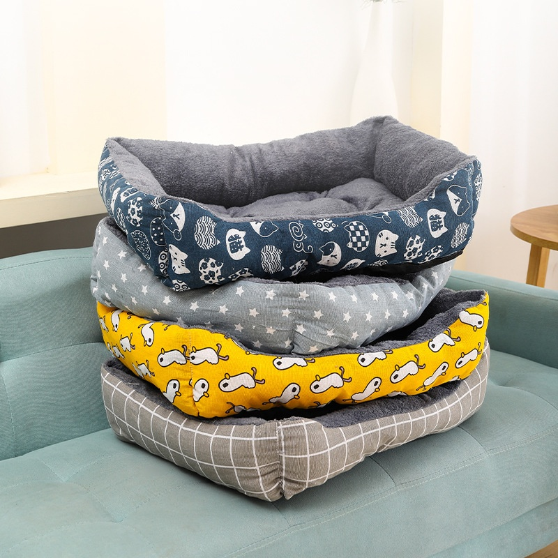 Pet Dog House Manufacturer - Wholesale Pet Dog House All-Season Warm Square Mat Cat Nest Bed