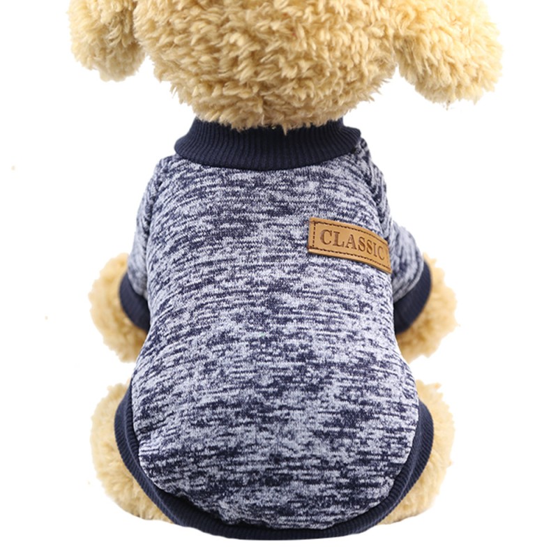 Autumn Dog Clothes Manufacturer - Classic Custom Autumn Winter Warm Dog Sweater Coat Soft Material