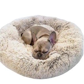 Round Pet Bed Manufacturer - Manufacturer Wholesale Custom Round Shape Plush Soft Non-Slip Bed