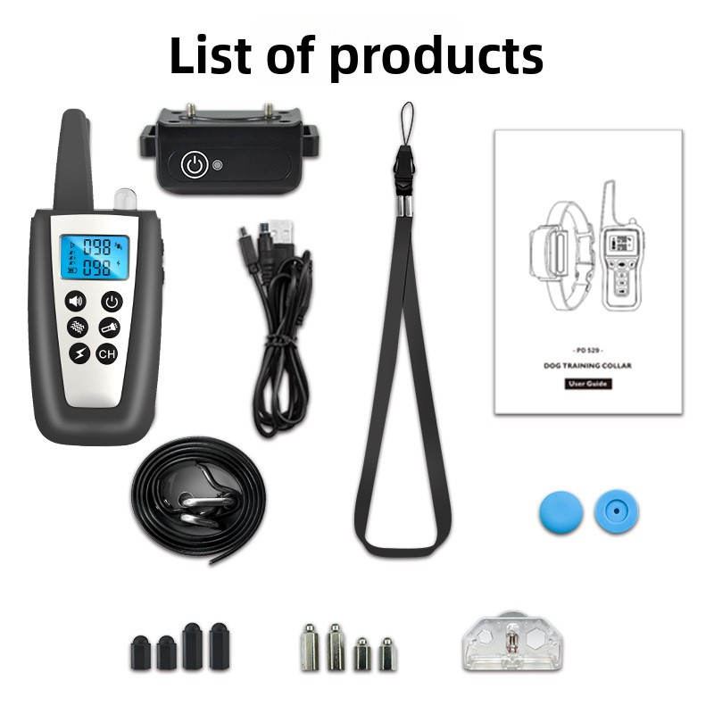 Dog Training Device Factory - New Remote Trainer Waterproof Bark Stopper Multiple Modes