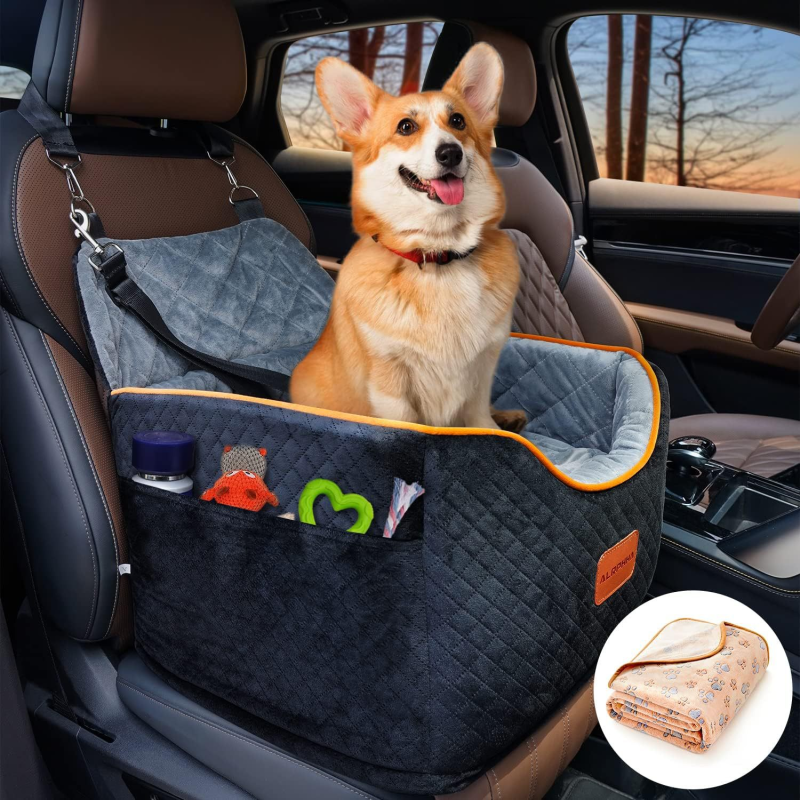 Pet Booster Seat Manufacturer - New Portable High Elasticity Memory Foam Pet Booster Seat Washable
