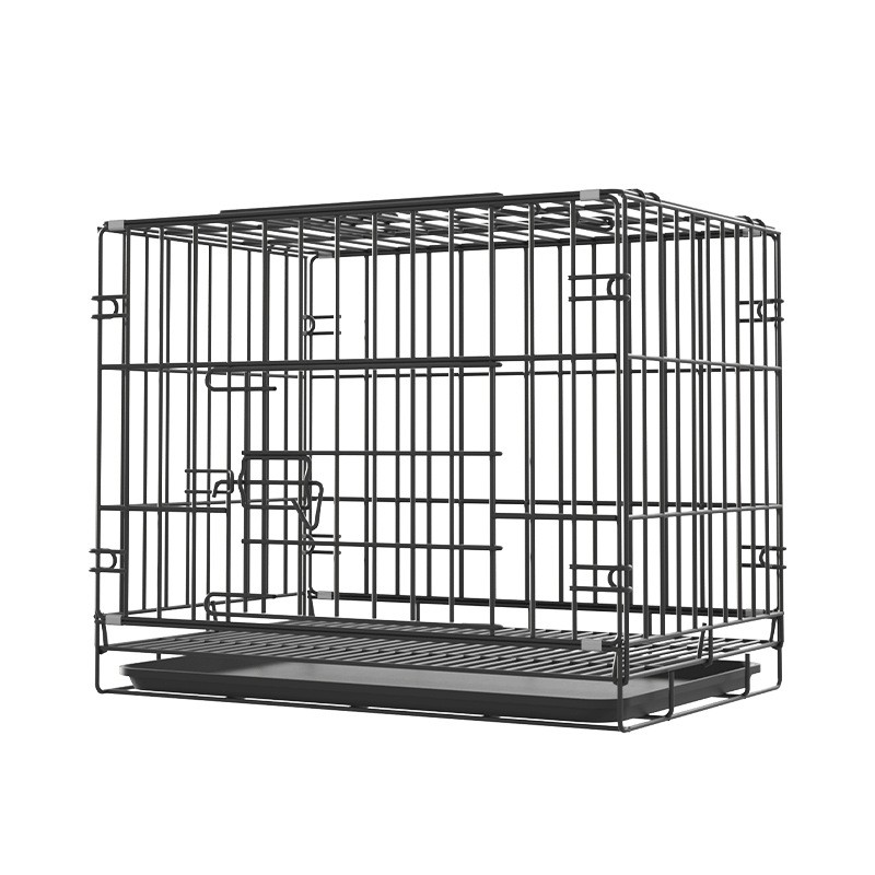 Folding Dog Crate Factory - Wholesale Factory Foldable Collapsible Wired Metal Stacked Dog Crate