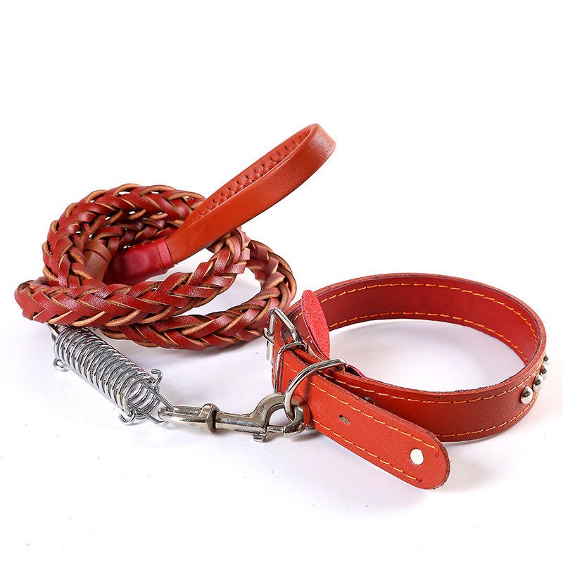 Braided Leather Collar Manufacturer - Wholesale High Quality Popular Leather Adjustable Braided Collar