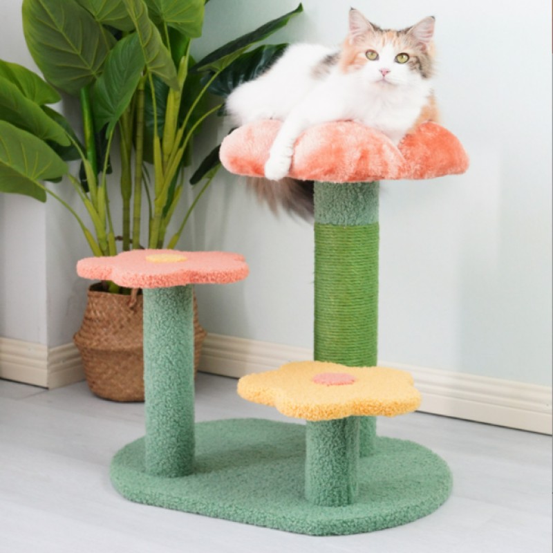 Sunflower Cat Tree Manufacturer - Manufacture Sale High Quality Fashion Luxury Sunflower Cat Tower