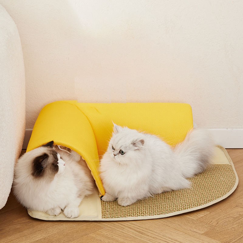 Cat Tunnel Bed Supplier - Wholesale Cat Hole Sleeping Mat Double Openings Washable 2 in 1