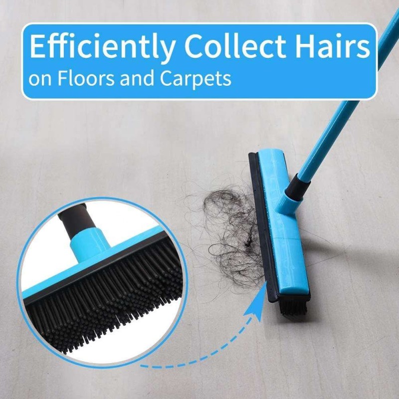 Pet Hair Remover Supplier - Hot Selling Carpet Hair Scrubber Dust Free Hand Towel Rubber Brush