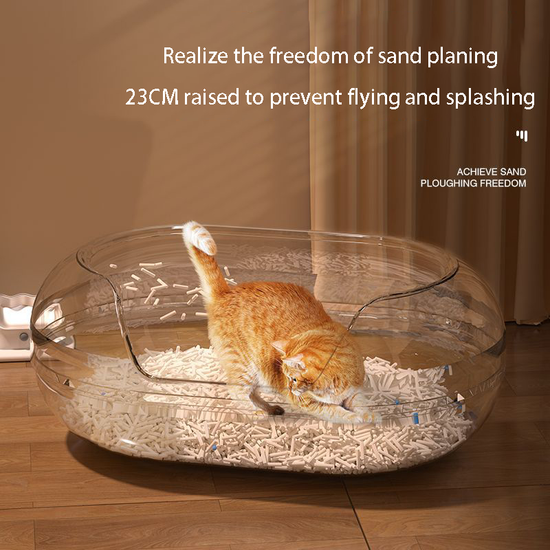 Capsule Litter Box Supplier - Factory Supplier New Capsule Oversized Semi-enclosed PP Material Box