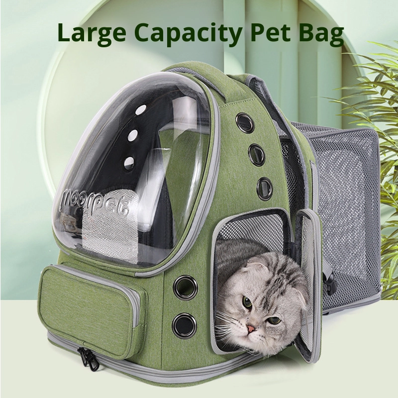 Cat Backpack Supplier - All Seasons Portable Pet Bag Zipper Closure Expandable Shoulder Bag