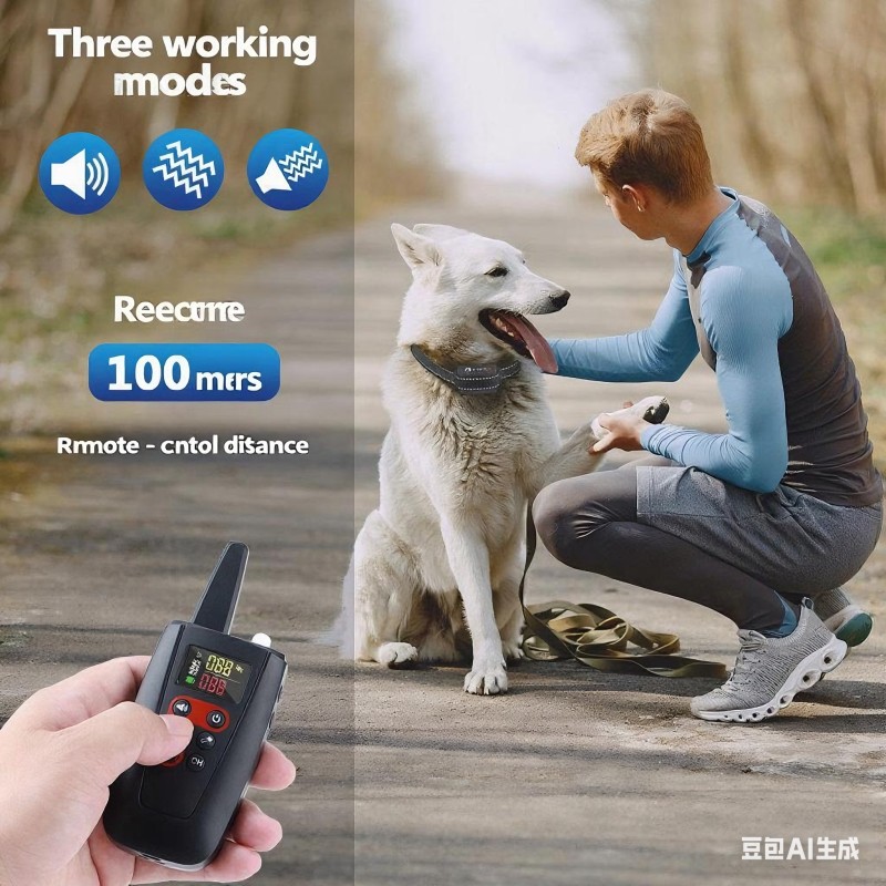 Dog Training Device Factory - New Remote Trainer Waterproof Bark Stopper Multiple Modes