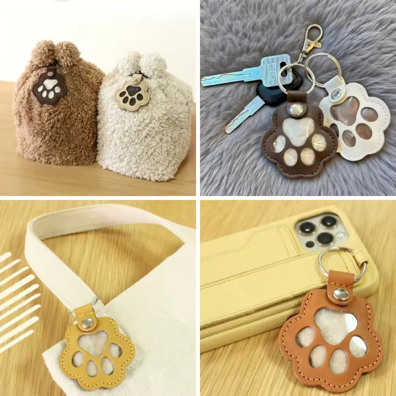 Paw Keychain Supplier - Eco Friendly Remembrance Gift Pets Hair Storage Memorial Keychain