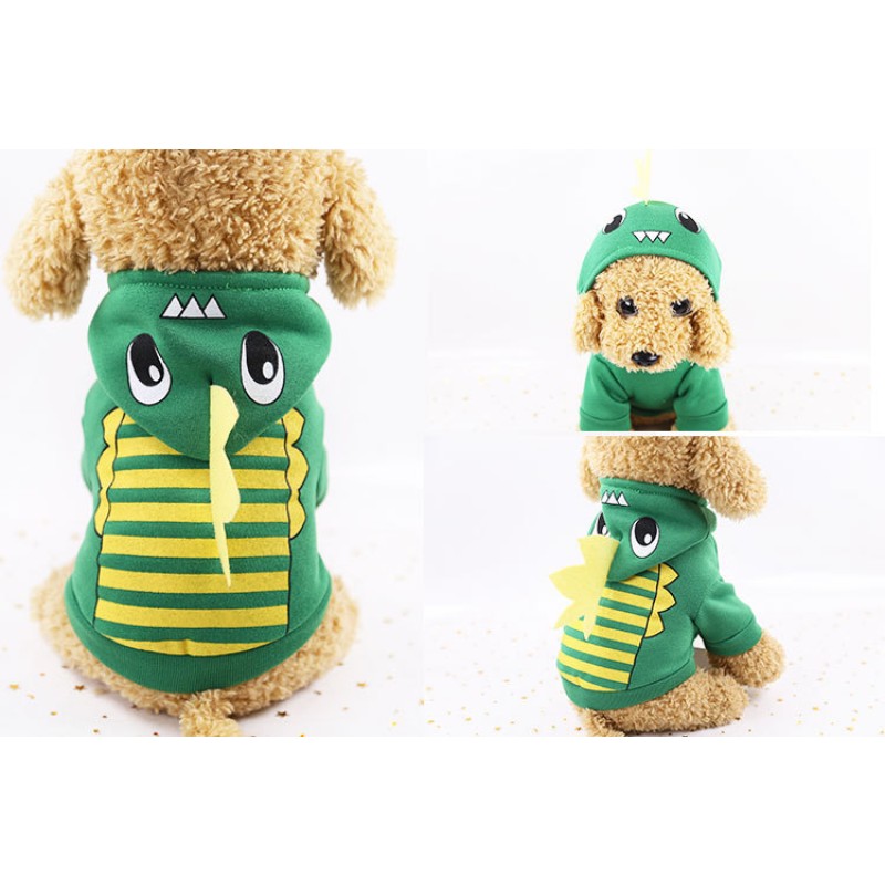 Pet Hoodies Manufacturer - Manufacturer Wholesale Cartoon Pattern Warm Fashion Pet Hoodies Hat