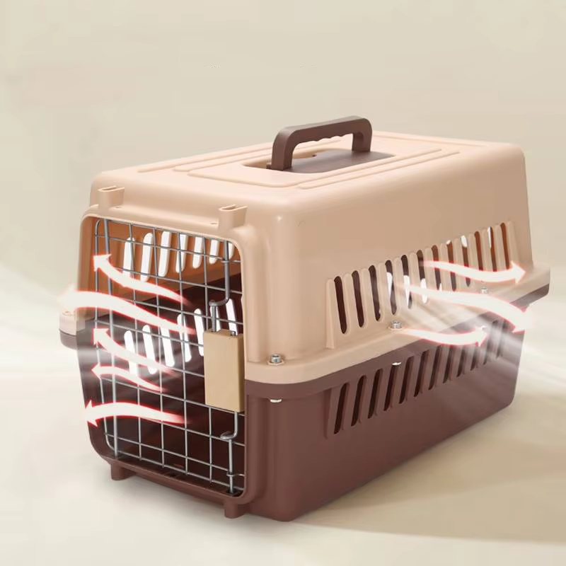 Pet Cage Supplier - Manufacturer Wholesale Eco-Friendly Luxury Plastic Removable Travel Cage