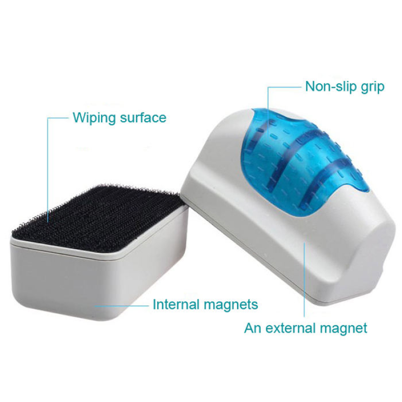 Aquarium Cleaner Supplier - Wholesale Magnetic Glass Scraper Brush Non-Slip Handle Cleaner